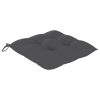 Cadeiras de jantar p/ jardim 6 pcs c/ almofadões acácia maciça - Image 5