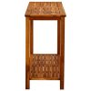 Mesa consola para jardim 110x40x75 cm madeira de acácia maciça - Image 3