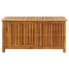 Caixa de arrumação p/ jardim 113x50x58 cm madeira acácia maciça - Image 3