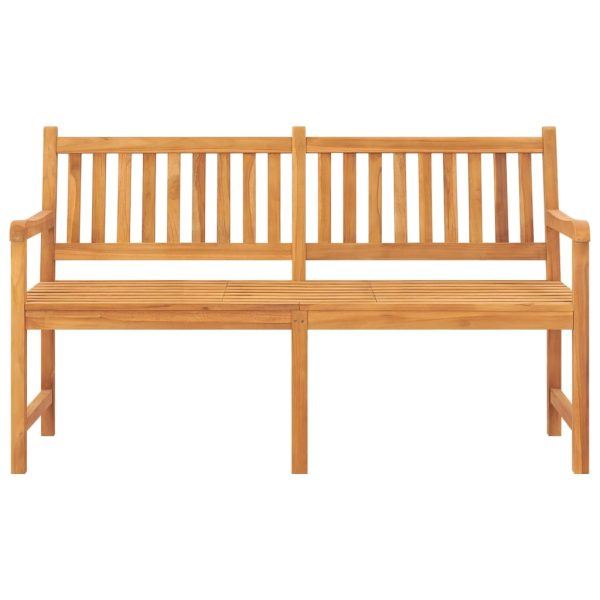 Banco de jardim 3 lugares c/ mesa 150 cm madeira de teca maciça - Image 3
