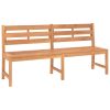Banco de jardim 180 cm madeira de teca maciça - Image 2