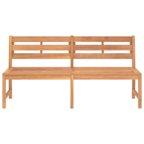 Banco de jardim 180 cm madeira de teca maciça - Image 3