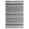 Tapete de exterior 190x290 cm PP preto - Image 2