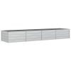 Canteiro elevado de jardim 320x80x45cm aço galvanizado prateado - Image 2