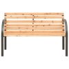 Banco de jardim para crianças 81 cm madeira de abeto chinês - Image 2