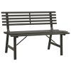 Banco de jardim 110 cm aço preto - Image 2