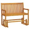 Banco baloiço de jardim 110 cm de madeira de acácia maciça - Image 2