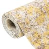 Tapete de exterior tecelagem lisa 80x150 cm amarelo - Image 2