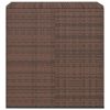 Caixa para almofadões de jardim 100x49x103,5cm vime PE castanho - Image 2