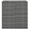 Caixa para almofadões de jardim 100x49x103,5cm vime PE cinzento - Image 2