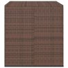 Caixa para almofadões de jardim 100x97,5x104cm vime PE castanho - Image 2