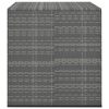Caixa para almofadões de jardim 100x97,5x104cm vime PE cinzento - Image 2