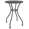 Mesa de jardim Ø60x72 cm malha metal expandido antracite - Image 2