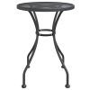 Mesa de jardim Ø60x72 cm malha metal expandido antracite - Image 3
