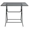 Mesa de jardim 80x80x72 cm malha metal expandido antracite - Image 3