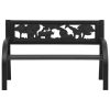 Banco de jardim para crianças 86 cm aço - Image 2