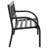 Banco de jardim para crianças 86 cm aço - Image 3