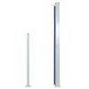 Toldo lateral retrátil para pátio 140x300 cm azul - Image 3