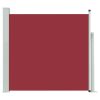 Toldo lateral retrátil para pátio 170x300 cm vermelho - Image 2