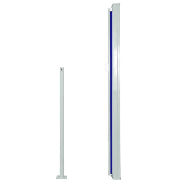 Toldo lateral retrátil para pátio 160x500 cm azul - Image 3