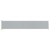 Toldo lateral retrátil para pátio 117x600 cm cinzento - Image 2