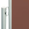 Toldo lateral retrátil de pátio 180x600 cm castanho - Image 3