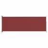 Toldo lateral retrátil para pátio 220x600 cm vermelho - Image 2