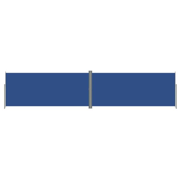 Toldo lateral retrátil 220x1000 cm azul - Image 2