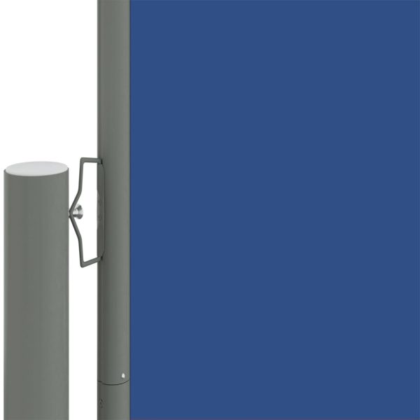 Toldo lateral retrátil 220x1000 cm azul - Image 3