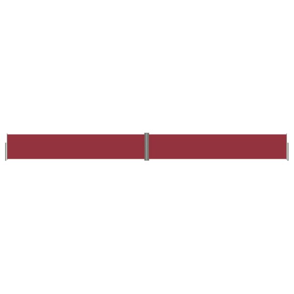 Toldo lateral retrátil 117x1200 cm vermelho - Image 2