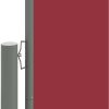 Toldo lateral retrátil 117x1200 cm vermelho - Image 3
