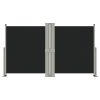 Toldo lateral retrátil 140x1200 cm preto - Image 2