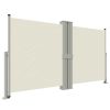 Toldo lateral retrátil 140x1200 cm cor creme