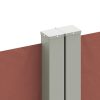 Toldo lateral retrátil 140x1200 cm castanho - Image 6