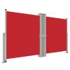 Toldo lateral retrátil 140x1200 cm vermelho
