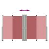 Toldo lateral retrátil 140x1200 cm vermelho - Image 5