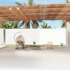 Toldo lateral retrátil 220x1200 cm cor creme