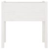 Vaso de jardim 70x31x70 cm madeira de pinho maciça branco - Image 3