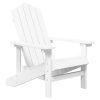 Cadeira de jardim Adirondack PEAD branco - Image 2