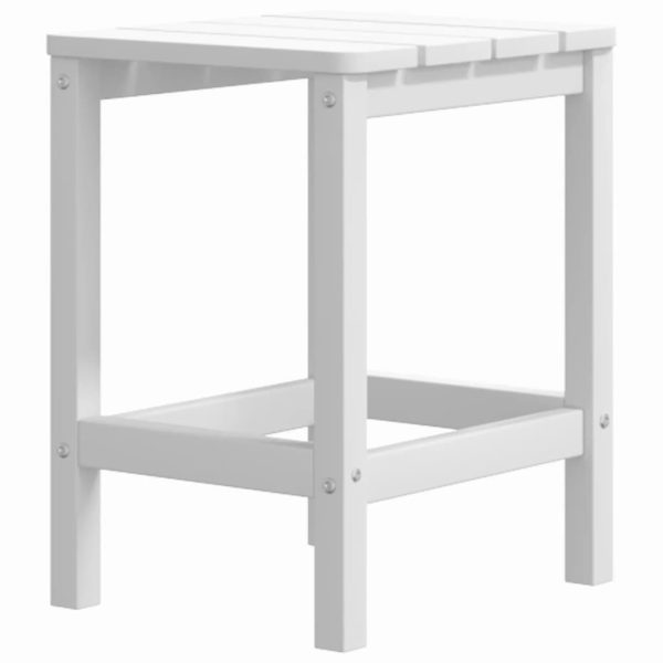 Mesa de jardim Adirondack 38x38x46 cm PEAD branco - Image 2