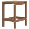 Mesa de jardim Adirondack 38x38x46 cm PEAD castanho - Image 2