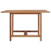 Mesa de jantar p/ jardim 110x110x75 cm madeira de teca maciça - Image 3