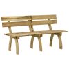Banco de jardim 160 cm pinho impregnado
