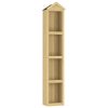 Abrigo p/ ferramentas de jardim 40x33x222 cm pinho impregnado - Image 2