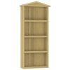 Abrigo p/ ferramentas de jardim 87x33x222 cm pinho impregnado - Image 2