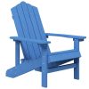 Cadeiras de jardim Adirondack 2 pcs PEAD azul - Image 3
