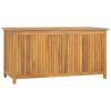 Caixa para jardim 114x50x58 cm madeira de teca maciça