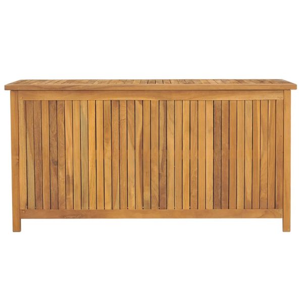 Caixa para jardim 114x50x58 cm madeira de teca maciça - Image 2