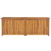 Caixa para jardim 150x50x55 cm madeira de teca maciça - Image 2