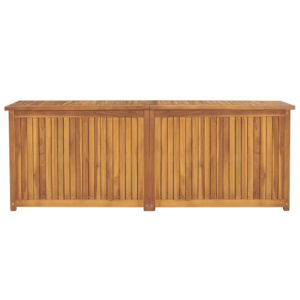 Caixa para jardim 150x50x55 cm madeira de teca maciça - Image 2